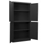 vidaXL Büroschrank Anthrazit 90x40x180 cm Stahl vidaXL Büroschrank Anthrazit 90x40x180 cm Stahl