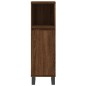 vidaXL Badschrank Braun Eichen-Optik 30x30x100 cm Holzwerkstoff vidaXL Badschrank Braun Eichen-Optik 30x30x100 cm Holzwerkstoff