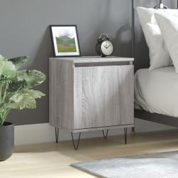 vidaXL Nachttisch Grau Sonoma 40x30x50 cm Holzwerkstoff
