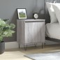 vidaXL Nachttisch Grau Sonoma 40x30x50 cm Holzwerkstoff vidaXL Nachttisch Grau Sonoma 40x30x50 cm Holzwerkstoff