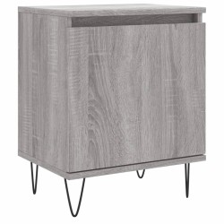 vidaXL Nachttisch Grau Sonoma 40x30x50 cm Holzwerkstoff