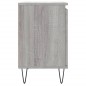 vidaXL Nachttisch Grau Sonoma 40x30x50 cm Holzwerkstoff vidaXL Nachttisch Grau Sonoma 40x30x50 cm Holzwerkstoff