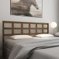 vidaXL Bett-Kopfteil Honigbraun 205,5x4x100 cm Massivholz Kiefer