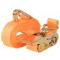 vidaXL Ratschen-Spanngurte 4 Stk 0,4 Tonnen 6m×25mm Orange vidaXL Ratschen-Spanngurte 4 Stk 0,4 Tonnen 6m×25mm Orange