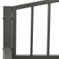 vidaXL Gartenbank Grau 120 cm Stahl vidaXL Gartenbank Grau 120 cm Stahl