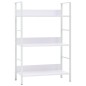 vidaXL Bücherregal 3 Regalböden Weiß 60×27,6×90,5 cm Holzwerkstoff vidaXL Bücherregal 3 Regalböden Weiß 60×27,6×90,5 cm Holzwerkstoff