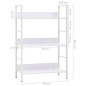 vidaXL Bücherregal 3 Regalböden Weiß 60×27,6×90,5 cm Holzwerkstoff vidaXL Bücherregal 3 Regalböden Weiß 60×27,6×90,5 cm Holzwerkstoff