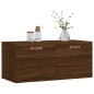 vidaXL Wandschrank Braun Eichen-Optik 80x36,5x35 cm Holzwerkstoff vidaXL Wandschrank Braun Eichen-Optik 80x36,5x35 cm Holzwerkstoff