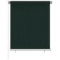 vidaXL Außenrollo 120x140 cm Dunkelgrün HDPE vidaXL Außenrollo 120x140 cm Dunkelgrün HDPE