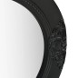 vidaXL Wandspiegel im Barock-Stil 50 cm Schwarz vidaXL Wandspiegel im Barock-Stil 50 cm Schwarz