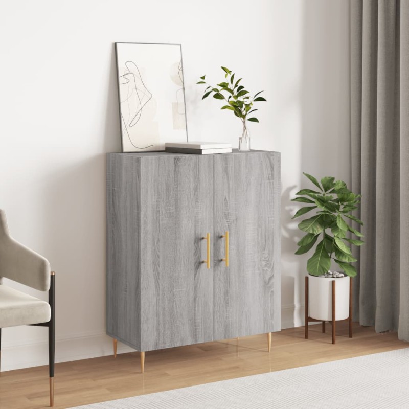 vidaXL Sideboard Grau Sonoma 69,5x34x90 cm Holzwerkstoff vidaXL Sideboard Grau Sonoma 69,5x34x90 cm Holzwerkstoff