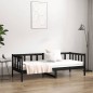 vidaXL Tagesbett Schwarz 80x200 cm Massivholz Kiefer vidaXL Tagesbett Schwarz 80x200 cm Massivholz Kiefer