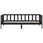 vidaXL Tagesbett Schwarz 80x200 cm Massivholz Kiefer vidaXL Tagesbett Schwarz 80x200 cm Massivholz Kiefer