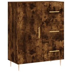 vidaXL Sideboard Räuchereiche 69,5x34x90 cm Holzwerkstoff