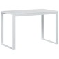 vidaXL Computertisch Weiß 110x60x73 cm Holzwerkstoff vidaXL Computertisch Weiß 110x60x73 cm Holzwerkstoff