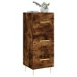 vidaXL Sideboard Räuchereiche 34,5x34x90 cm Holzwerkstoff vidaXL Sideboard Räuchereiche 34,5x34x90 cm Holzwerkstoff