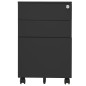 vidaXL Aktenschrank mit Rollen Anthrazit 39x45x60 cm Stahl vidaXL Aktenschrank mit Rollen Anthrazit 39x45x60 cm Stahl