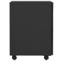 vidaXL Aktenschrank mit Rollen Anthrazit 39x45x60 cm Stahl vidaXL Aktenschrank mit Rollen Anthrazit 39x45x60 cm Stahl