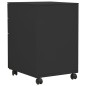 vidaXL Aktenschrank mit Rollen Anthrazit 39x45x60 cm Stahl vidaXL Aktenschrank mit Rollen Anthrazit 39x45x60 cm Stahl