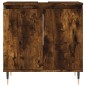 vidaXL Badschrank Räuchereiche 58x33x60 cm Holzwerkstoff vidaXL Badschrank Räuchereiche 58x33x60 cm Holzwerkstoff