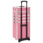 vidaXL Kosmetikkoffer Aluminium Rosa vidaXL Kosmetikkoffer Aluminium Rosa