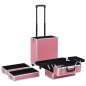vidaXL Kosmetikkoffer Aluminium Rosa vidaXL Kosmetikkoffer Aluminium Rosa
