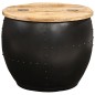 vidaXL Couchtisch Rund 53×43 cm Massivholz Mango vidaXL Couchtisch Rund 53×43 cm Massivholz Mango