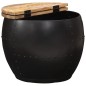 vidaXL Couchtisch Rund 53×43 cm Massivholz Mango vidaXL Couchtisch Rund 53×43 cm Massivholz Mango