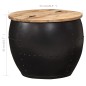 vidaXL Couchtisch Rund 53×43 cm Massivholz Mango vidaXL Couchtisch Rund 53×43 cm Massivholz Mango