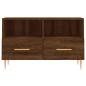 vidaXL TV-Schrank Braun Eichen-Optik 80x36x50 cm Holzwerkstoff vidaXL TV-Schrank Braun Eichen-Optik 80x36x50 cm Holzwerkstoff