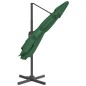 vidaXL Ampelschirm mit Aluminium-Mast Grün 300x300 cm vidaXL Ampelschirm mit Aluminium-Mast Grün 300x300 cm