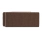 vidaXL Kofferraum-Hundebett Braun 90x60 cm Leinenoptik vidaXL Kofferraum-Hundebett Braun 90x60 cm Leinenoptik