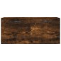 vidaXL Wandschrank Räuchereiche 80x36,5x35 cm Holzwerkstoff vidaXL Wandschrank Räuchereiche 80x36,5x35 cm Holzwerkstoff