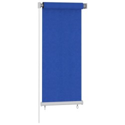 vidaXL Außenrollo 60x140 cm Blau HDPE