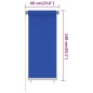vidaXL Außenrollo 60x140 cm Blau HDPE vidaXL Außenrollo 60x140 cm Blau HDPE