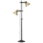 vidaXL Stehlampe 2-flammig Messing E27 Gusseisen vidaXL Stehlampe 2-flammig Messing E27 Gusseisen