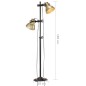 vidaXL Stehlampe 2-flammig Messing E27 Gusseisen vidaXL Stehlampe 2-flammig Messing E27 Gusseisen