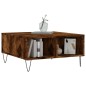 vidaXL Couchtisch Räuchereiche 60x60x30 cm Holzwerkstoff vidaXL Couchtisch Räuchereiche 60x60x30 cm Holzwerkstoff