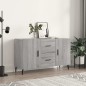 vidaXL Sideboard Grau Sonoma 100x36x60 cm Holzwerkstoff vidaXL Sideboard Grau Sonoma 100x36x60 cm Holzwerkstoff