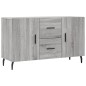 vidaXL Sideboard Grau Sonoma 100x36x60 cm Holzwerkstoff vidaXL Sideboard Grau Sonoma 100x36x60 cm Holzwerkstoff