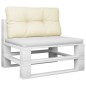 Palettenkissen Creme 70x40x12 cm Stoff Palettenkissen Creme 70x40x12 cm Stoff