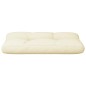Palettenkissen Creme 70x40x12 cm Stoff Palettenkissen Creme 70x40x12 cm Stoff