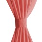 vidaXL Voile-Gardinen 2 Stk. 140 x 225 cm Rot vidaXL Voile-Gardinen 2 Stk. 140 x 225 cm Rot