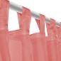 vidaXL Voile-Gardinen 2 Stk. 140 x 225 cm Rot vidaXL Voile-Gardinen 2 Stk. 140 x 225 cm Rot