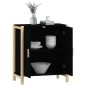vidaXL Sideboard Schwarz 62x38x70 cm Holzwerkstoff vidaXL Sideboard Schwarz 62x38x70 cm Holzwerkstoff
