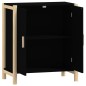 vidaXL Sideboard Schwarz 62x38x70 cm Holzwerkstoff vidaXL Sideboard Schwarz 62x38x70 cm Holzwerkstoff