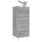 vidaXL Sideboard Grau Sonoma 34,5x34x90 cm Holzwerkstoff vidaXL Sideboard Grau Sonoma 34,5x34x90 cm Holzwerkstoff