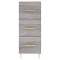 vidaXL Sideboard Grau Sonoma 34,5x34x90 cm Holzwerkstoff vidaXL Sideboard Grau Sonoma 34,5x34x90 cm Holzwerkstoff