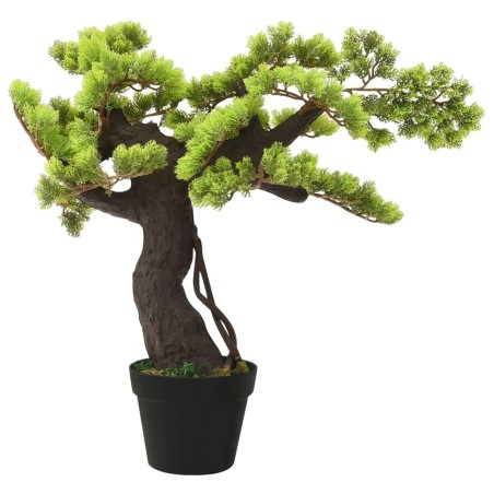 vidaXL Künstlicher Bonsai Zypresse mit Topf 70 cm Grün