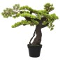 vidaXL Künstlicher Bonsai Zypresse mit Topf 70 cm Grün vidaXL Künstlicher Bonsai Zypresse mit Topf 70 cm Grün